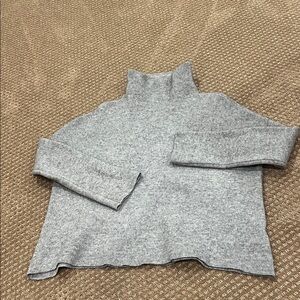 Vince Charcoal Women's Turtleneck Sweater